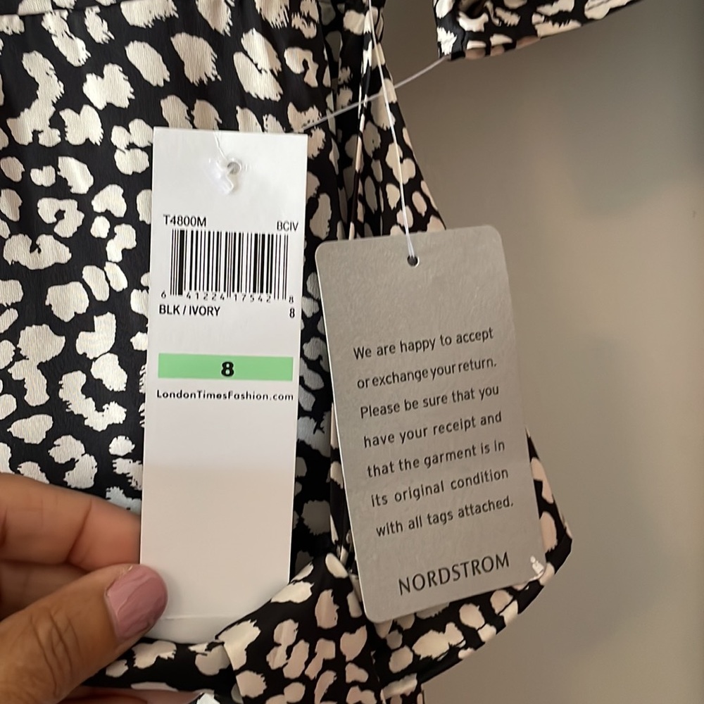 NWT Nordstrom London Times Dress sz 8 - Picture 4 of 6